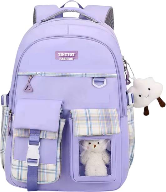 Tinytot School Backpack College Bag Travel Bag 2nd Standard onward Waterproof School Bag