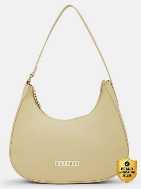 Beth Baguette Medium Dark Beige Shoulder and Handheld Bag for Women Shoulder Bag