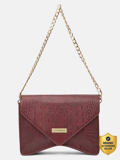 Shaya Baguette Small Cherry Red Handbag for Women Shoulder Bag Shoulder Bag