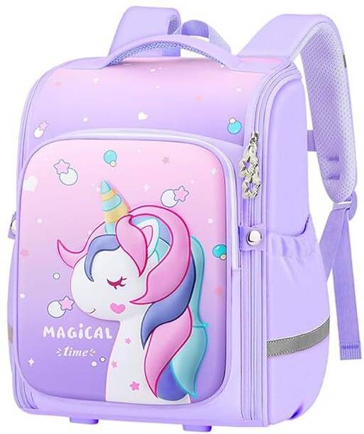 Toriyox 17 L Unicorn Backpack for Kids Shoulder School Bags for Girls,Backpack for Girls Waterproof School Bag
