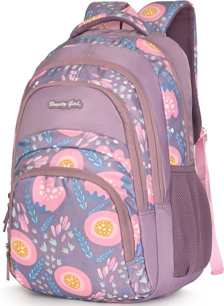 BEAUTY GIRLS BY HOTSHOT|SCHOOL&TUTION BAG|COLLEGE BACKPACK|LARGE SIZE|19 IN|GIRLS & WOMEN School Bag