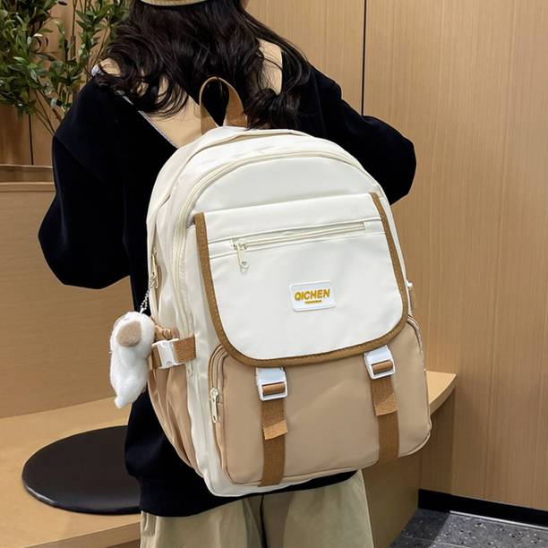 Tinytot SB281_01 Japanese Style Korean Unisex School College Casual Laptop Backpack Bag 25 L Backpack