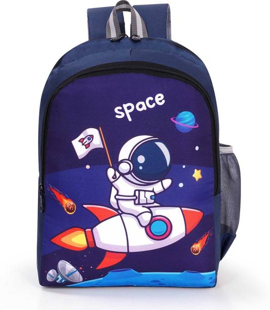SHNOR Space Medium 25 L lkg ukg & 1st class school Bags Backpack for kids School Bag