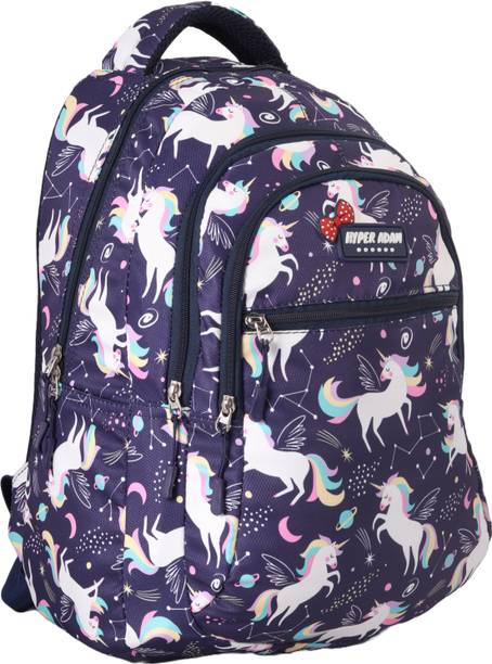 Hyper Adam for Girls College . Coaching Backpack Tuition Bag Waterproof School Bag