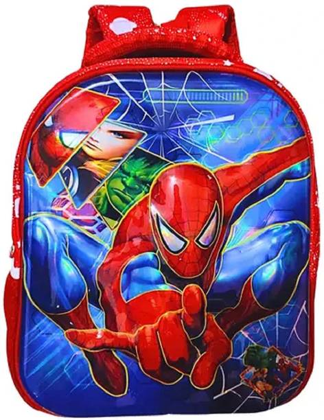 GYNSUN Spider 3D Cartoon Kids bag for boys Primary, LKG, UKG kid Age 2-6 years Waterproof Backpack