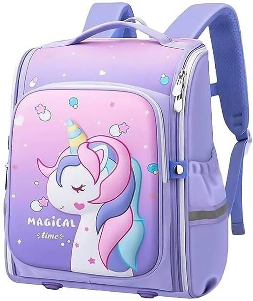 Luranol Unicorn Backpack for Kids Stylish Durable Water-Resistant Shoulder School Bags Waterproof Backpack
