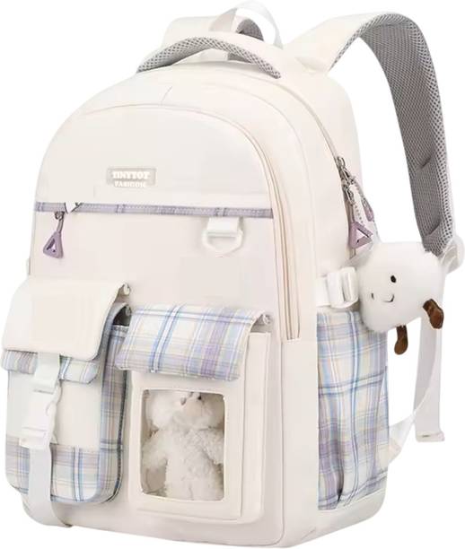 Tinytot School Backpack College Bag Travel Bag 2nd Standard onward Waterproof School Bag