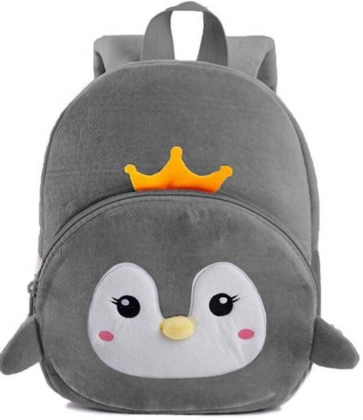 Frantic Grey Cat Kids School Bag Plush Bag Plush Bag