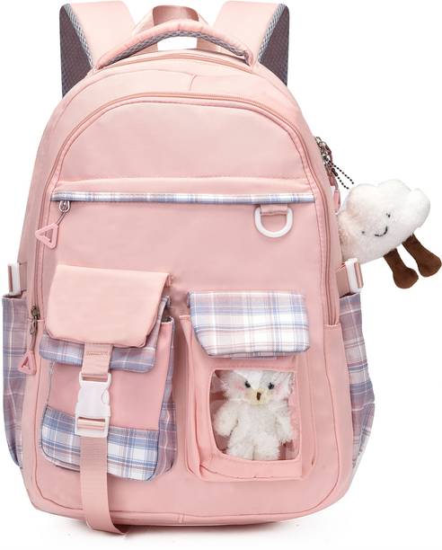 Tinytot SB162_01 School Backpack College Bag Travel Bag 2nd Standard onward Waterproof School Bag