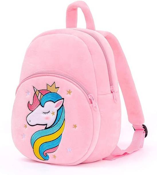 BlingNBeats UNICORN Plush Bag for 2 to 6 years kids 10L School Bag
