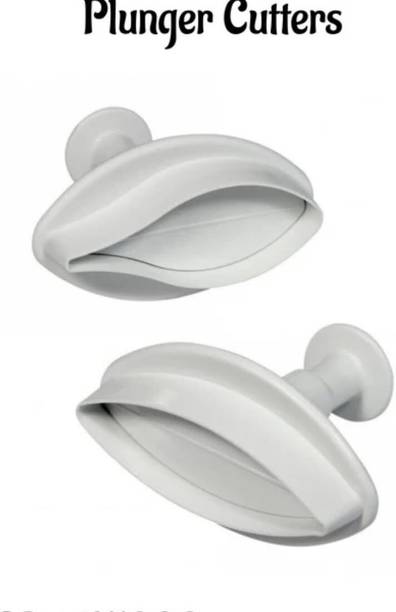 CAKE DECOR Fondant Leaf Veiner & Cutter Mold Set for Cake Decoration | Sugarcraft Flower Cookie Cutter