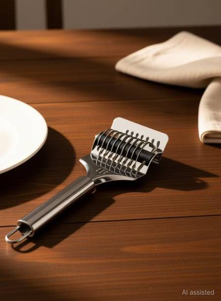 KIYAMOKSH WORLD Stainless Steel Pasta Noodle Cutter,High Grade Stainless Steel Cookie Cutter