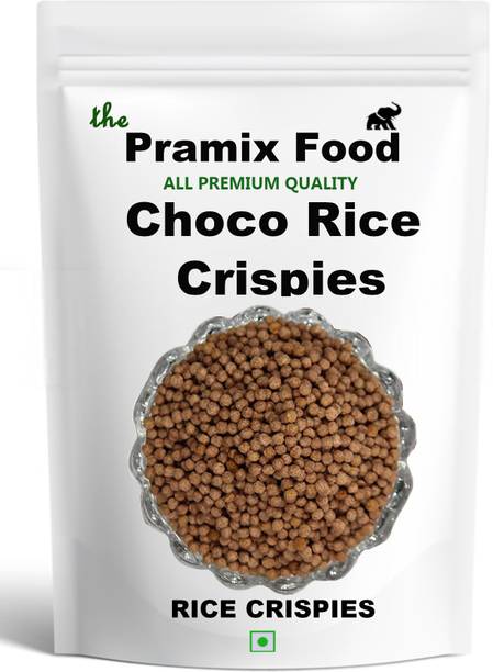 Pramix Choco Rice Crispies Round, Brown Rice Crispy, Crisp Rice Bubbles - 250g Truffles