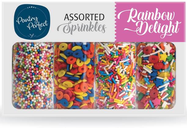 Pantry Perfect Rainbow Delight Sprinkles I Cookies I Doughnuts I Cup Cake Decoration Sprinkles
