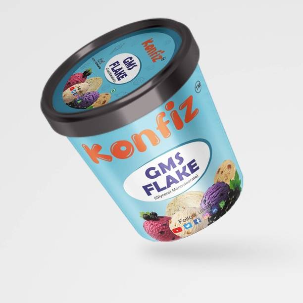 KONFIZ GMS FLAKE100gms Glycerol Monostearate (GMS) Powder
