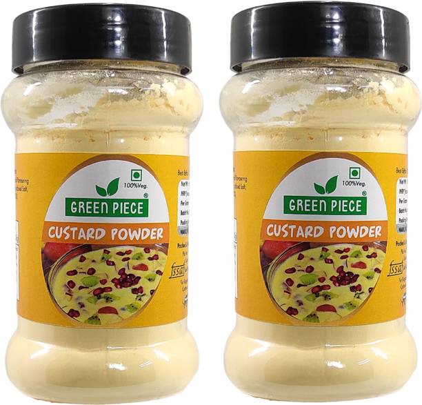 GREEN PIECE Custard Powder (100gm)(Pack of 2) Custard Powder