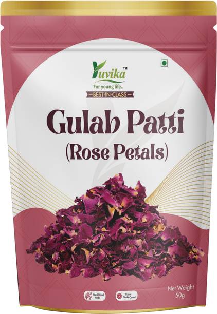 Gulab Patti - Rosa Gallica - Dry Rose Petal - Topping Semi Solid