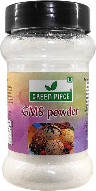 GREEN PIECE Ice cream Powder GMS Powder(100gm) (Glycerol Monostearate) Glycerol Monostearate (GMS) Powder