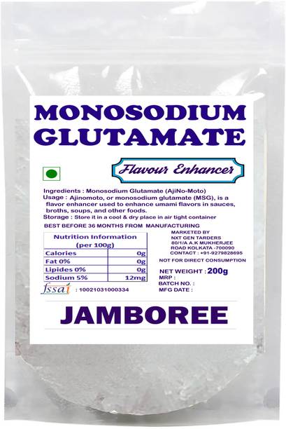 JAMBOREE Chinese Salt (MonoSodium Glutamate) Ajino Moto Flavor Enhancer Crystal salt Monosodium Glutamate (MSG) Crystals