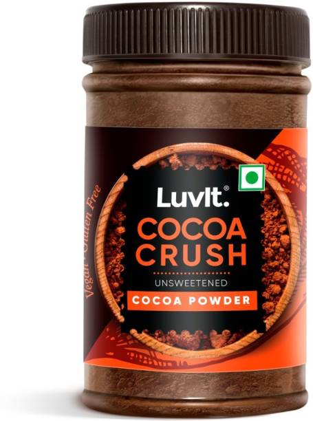 LuvIt Cocoa Crush - Cocoa Powder | Unsweetened, Vegan, Gluten Free | Cocoa Powder
