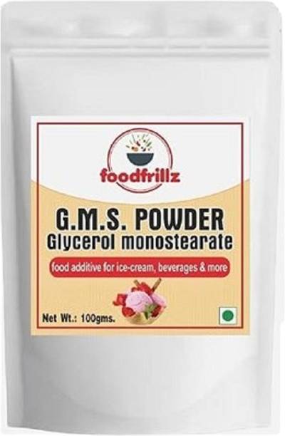 foodfrillz Glycerol Monostearate Powder, 100 g Glycerol Monostearate (GMS) Powder