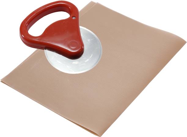 MAGIC CLOTH Food-Grade Baking Sheet with 1 Pizza Cutter for Electric Tandoor & Grills Paper Baking Mat
