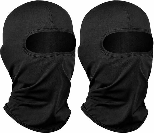 vee ess Black Bike Face Mask for Men & Women