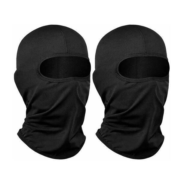 vee ess Black Bike Face Mask for Men & Women