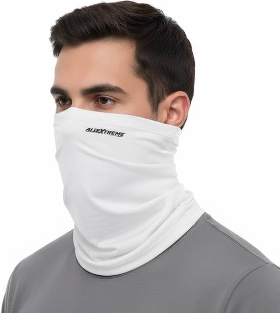 ALLEXTREME White Bike Face Mask for Men & Women