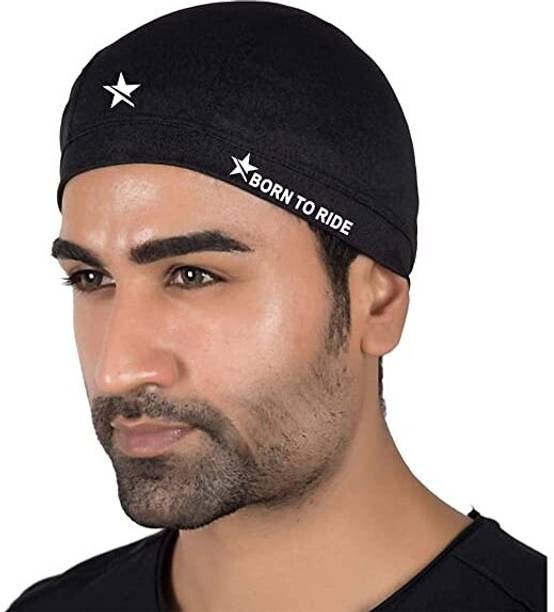 ज़ैसू काला हेलमेट स्कल कैप पुरुष और महिला के लिए