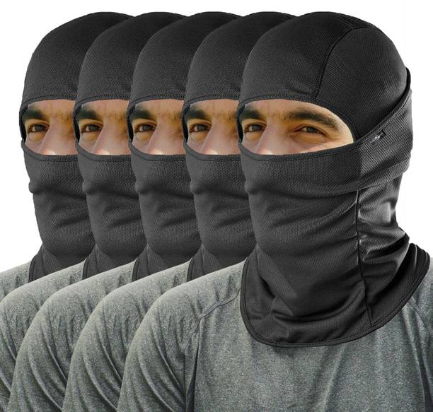 Kingsway Black Bike Face Mask for Men & Women