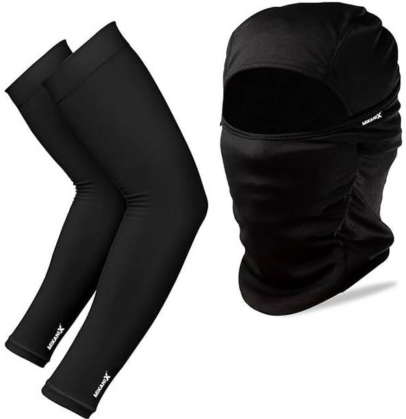 मिकानिक्स काला बाइक फेस मास्क पुरुष और महिला के लिए