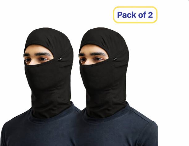 बोल्डफिट काला बाइक फेस मास्क पुरुष और महिला के लिए