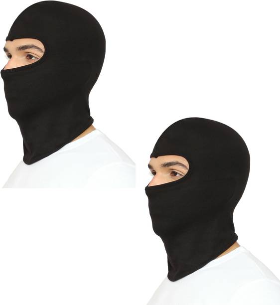 Gajraj Black Bike Face Mask for Men & Women