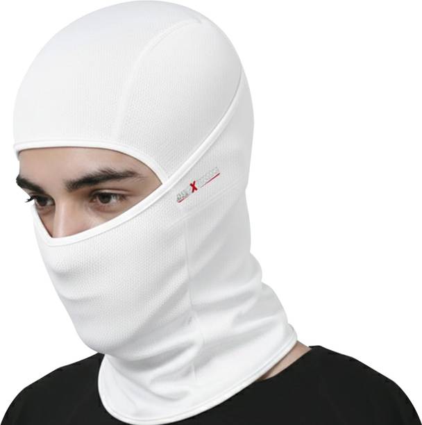 ALLEXTREME White Bike Face Mask for Men