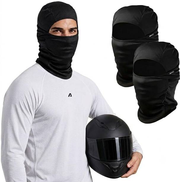 BOLDFIT Black Bike Face Mask for Men & Women