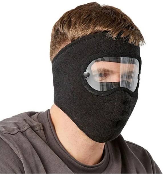 Homeistic Applience Black Bike Face Mask for Men & Women
