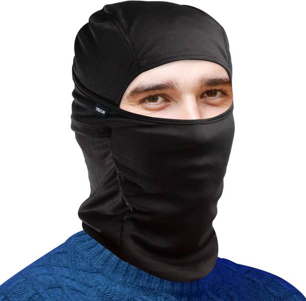 TEXUM Black Bike Face Mask for Men & Women