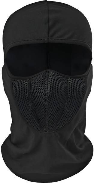 AUTOSITE Black Bike Face Mask for Men & Women