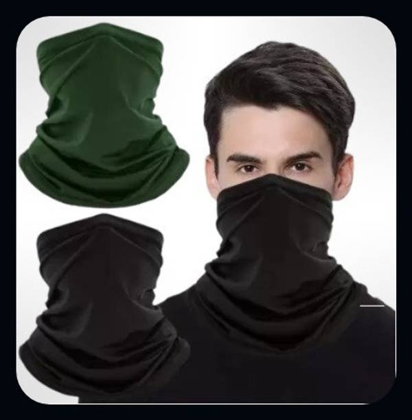 Kingsway Black Bike Face Mask for Men & Women