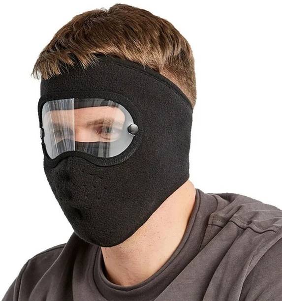 Homeistic Applience Black Bike Face Mask for Men & Women