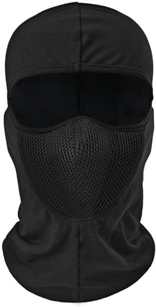 ALLEXTREME Black Bike Face Mask for Men