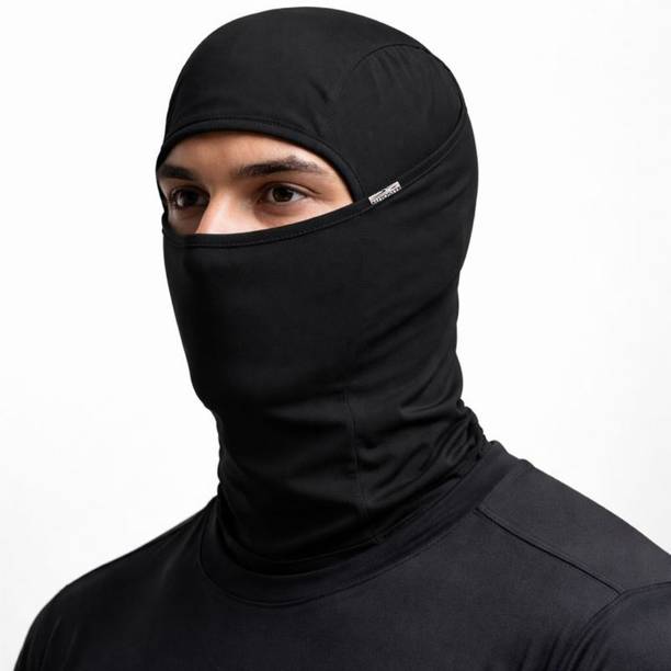 AUTOSITE Black Bike Face Mask for Men & Women