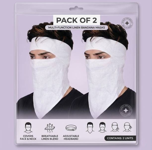 Humble Cotton Handkerchief Face Mask for Bike Riding, Dust & Sun Protection (Unisex) Decorative Mask