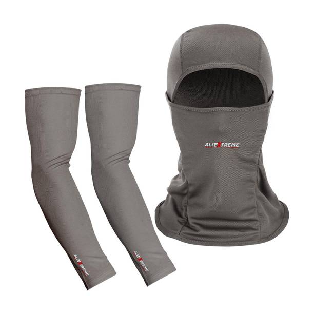 ALLEXTREME Grey Bike Face Mask for Men