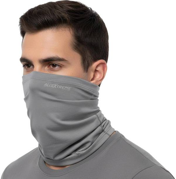 ALLEXTREME Grey Bike Face Mask for Men & Women