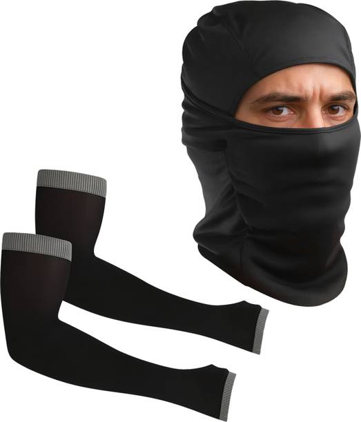ऑटोसाइट काला बाइक फेस मास्क पुरुष के लिए