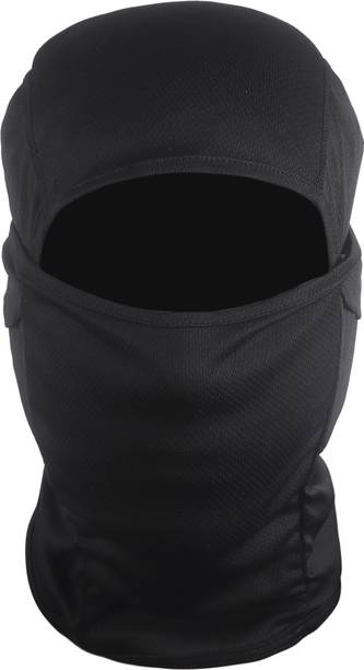 Monvelli Black Bike Face Mask for Men & Women