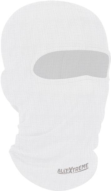 ऑलएक्सट्रीम सफेद बाइक फेस मास्क पुरुष के लिए