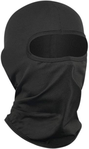 Black Bike Face Mask for Men & Women
